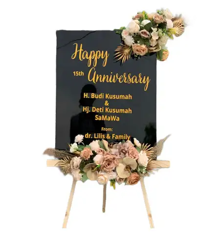 Papan Bunga Akrilik Pacar Keling